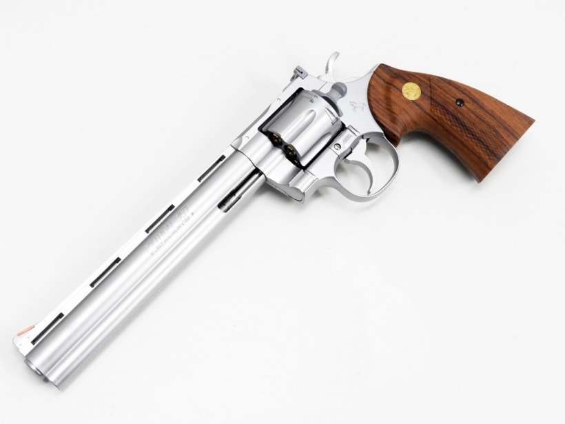 クラウン] コルト パイソン シルバータイプ .357マグナム 8インチ ガス