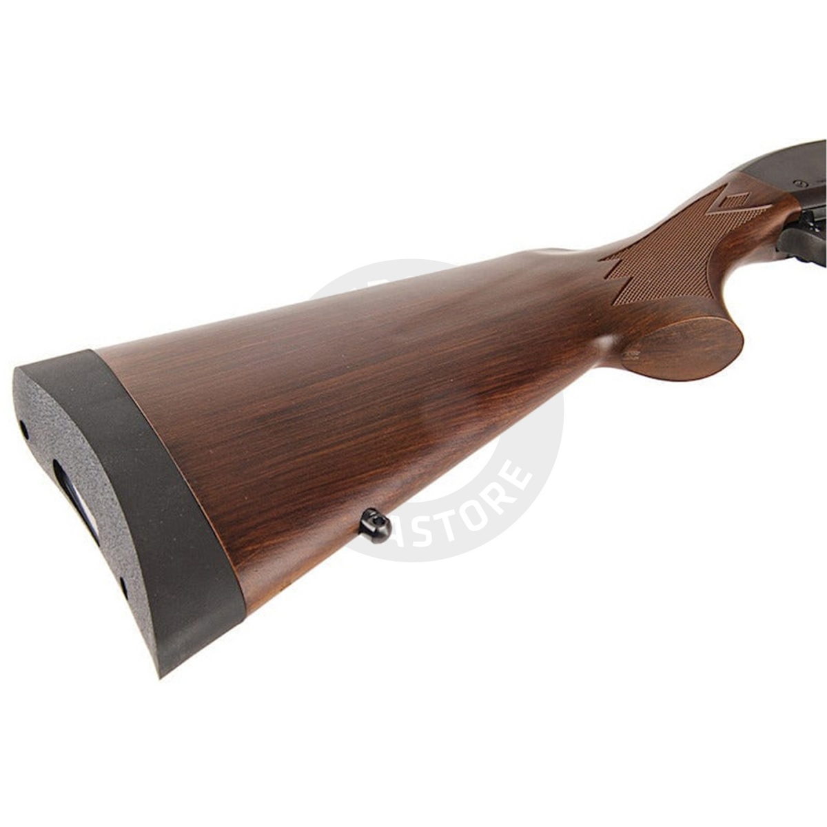 Tokyo Marui M870 Wood Stock Type Airsoft Shotgun - (Black &amp