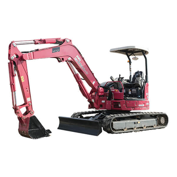 バックホー小旋回／後方小旋回のレンタル | アクティオの建機（建設