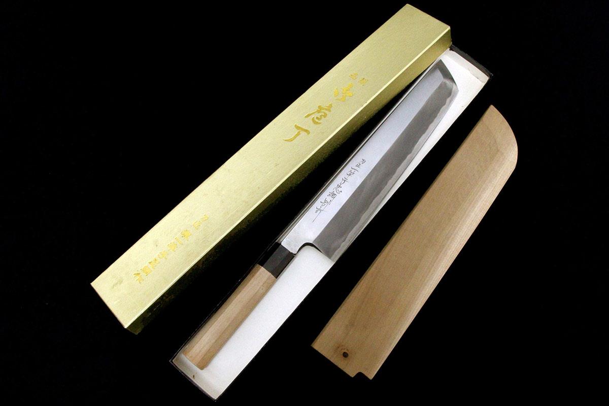 別打 鱧切包丁 尺 霞 朴柄 白鞘・外箱付 λA5899-2L2C | 一竿子忠綱