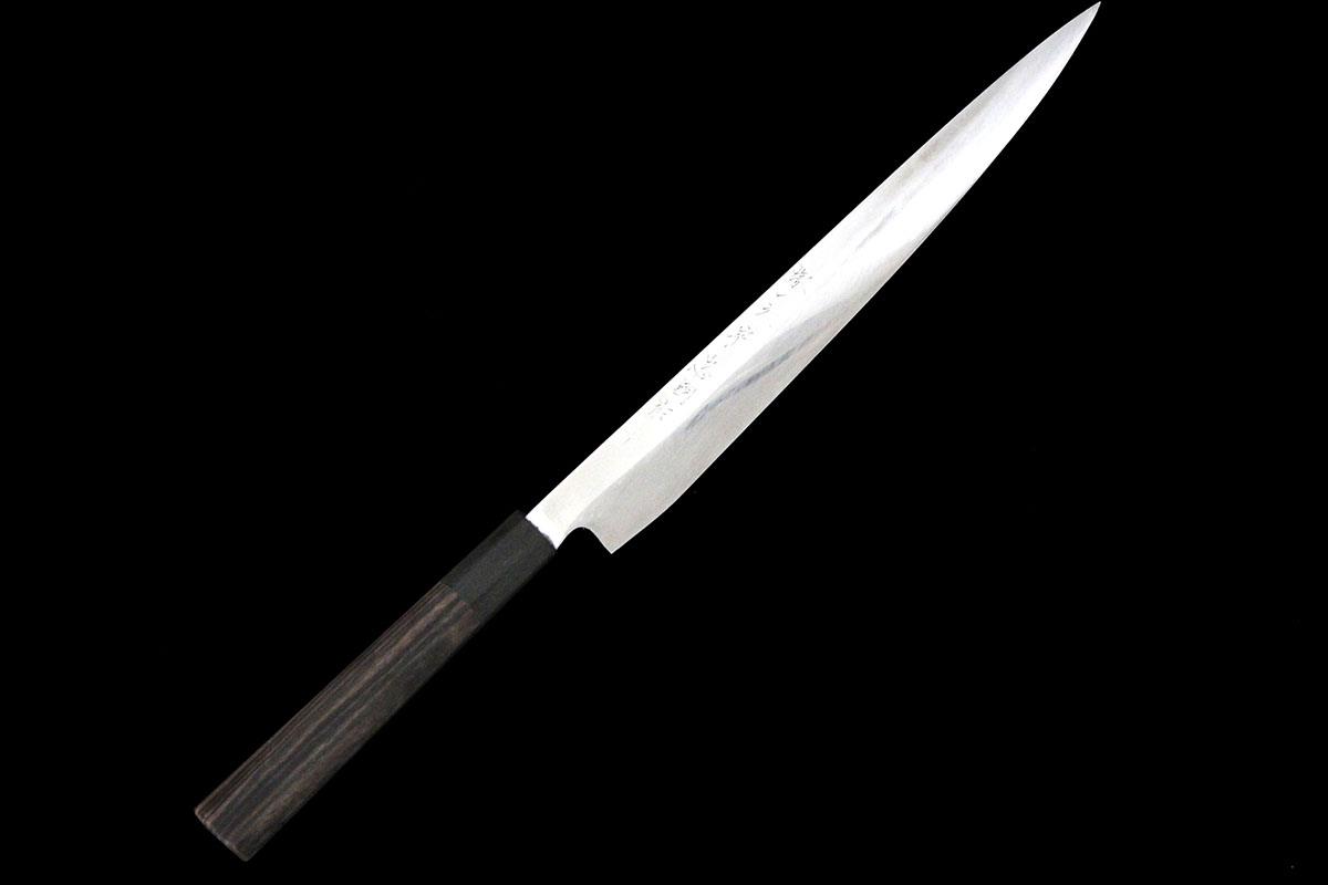 柳刃包丁 本焼 尺一 黒檀柄 KN02-A10299-2L1C | 堺一文字忠國 | 包丁