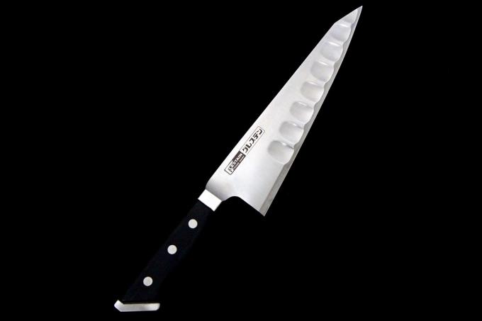 ガラスキ 洋包丁 190mm グレステン鋼 ツバ付ハンドル 420TK λA2499