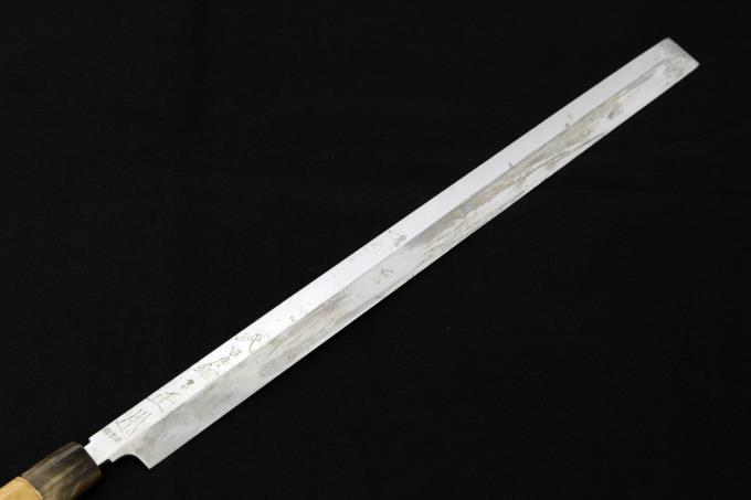 蛸引包丁 尺一 本焼 純日本鋼 水牛朴栗型柄 【O833】 | 正本総本店