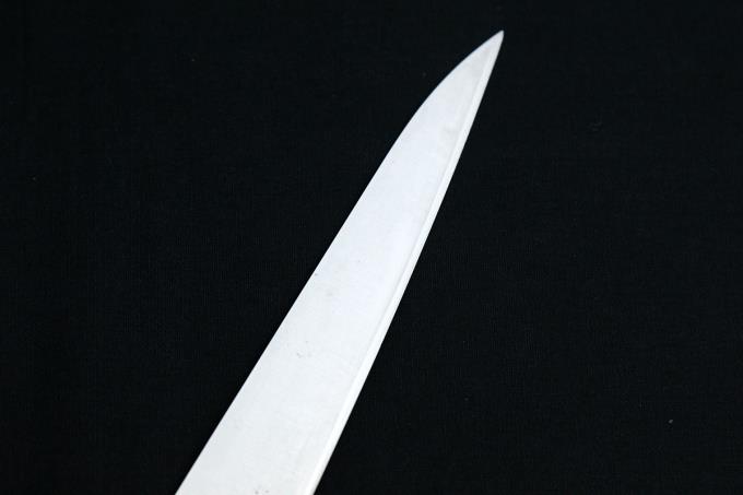 合羽橋 筋引 洋包丁 270mm INOX 本焼 ツバなしハンドル O726-2L1A | 鍔