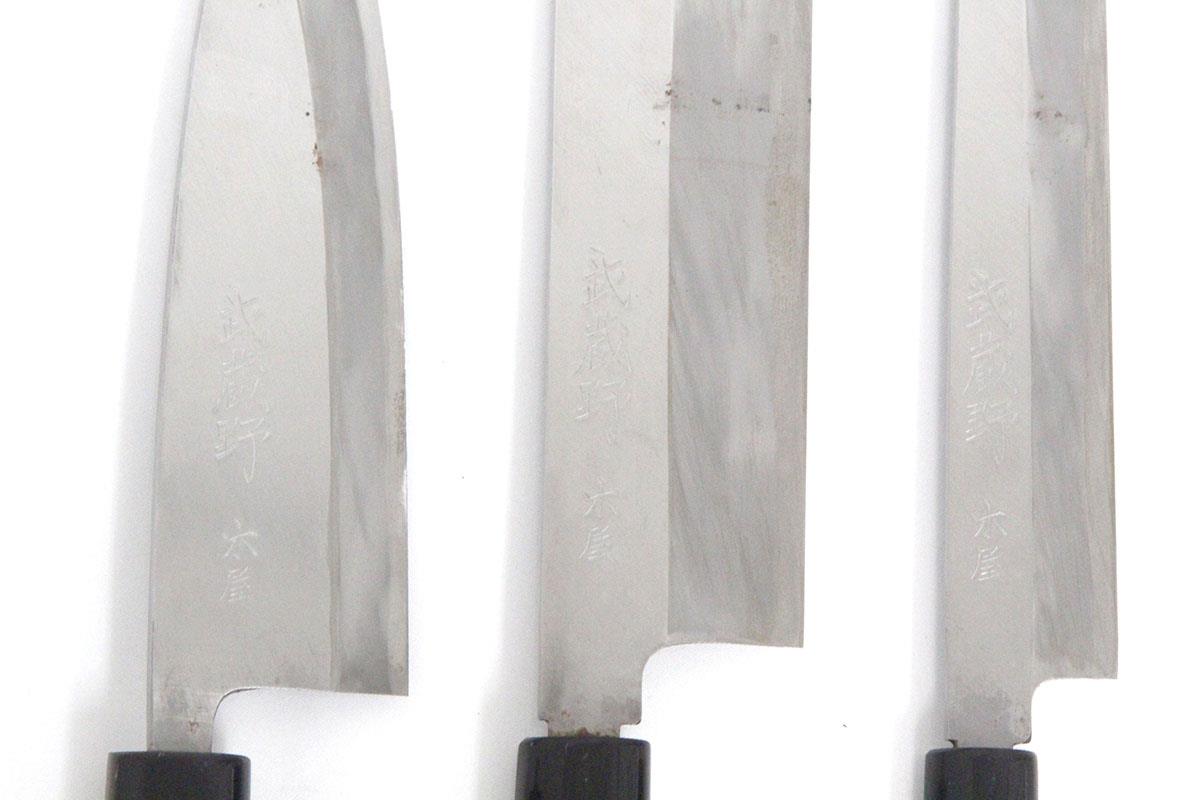 木屋 ミソノ 調理師専門学校 包丁7本セット (柳刃 出刃 薄刃 牛刀 筋引