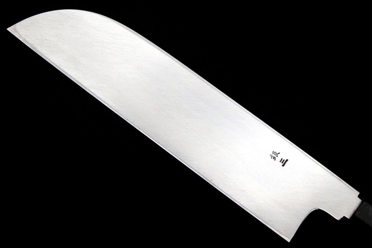 鎌型薄刃包丁 霞 八寸 銀三鋼 朴柄 箱付 名入 KN02-A9714-2L2B | 高鳳