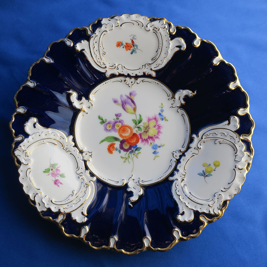 マイセンのコバルトブループレート - 貴人たちのマイセン