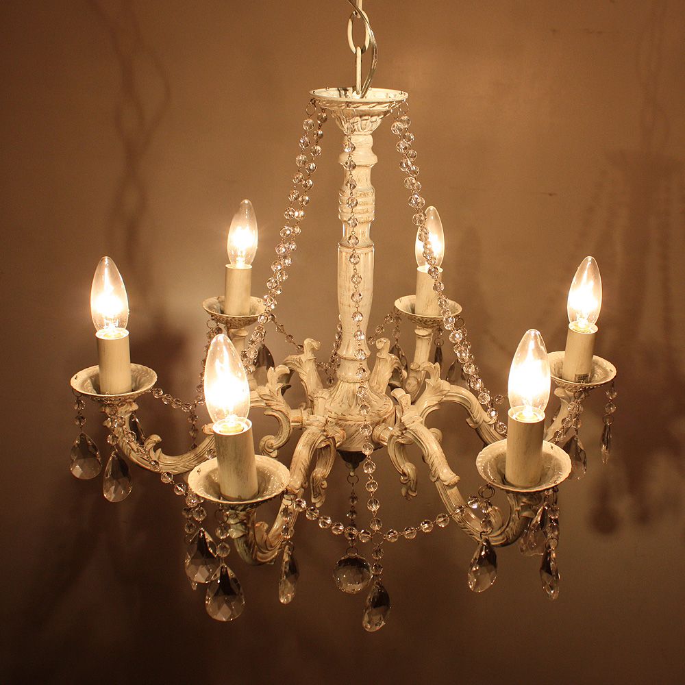 ガラスシャンデリア6灯「CYGNE（シーニュ）」｜照明・インテリアの