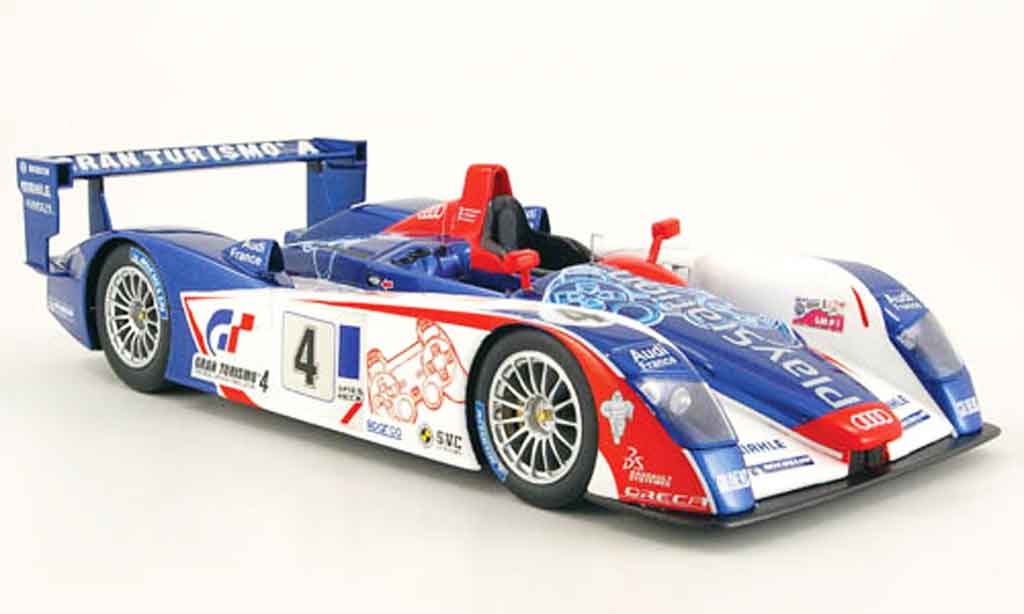 Diecast model cars Audi R8 Le Mans 1/18 Spark Le Mans no.4 team