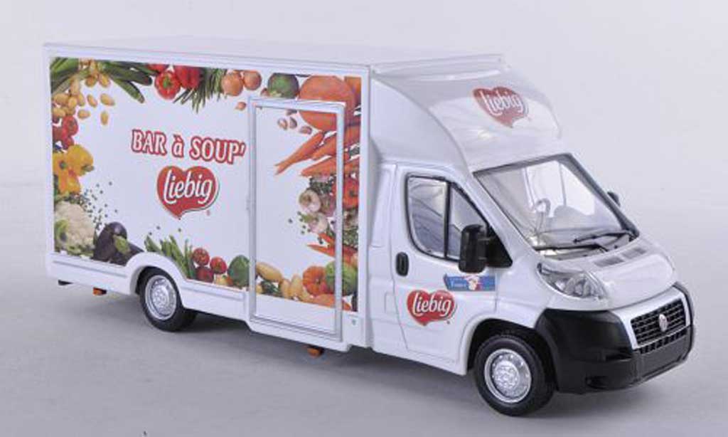 Diecast model cars Fiat Ducato 1/87 Busch Kasten grau 2014 1:87