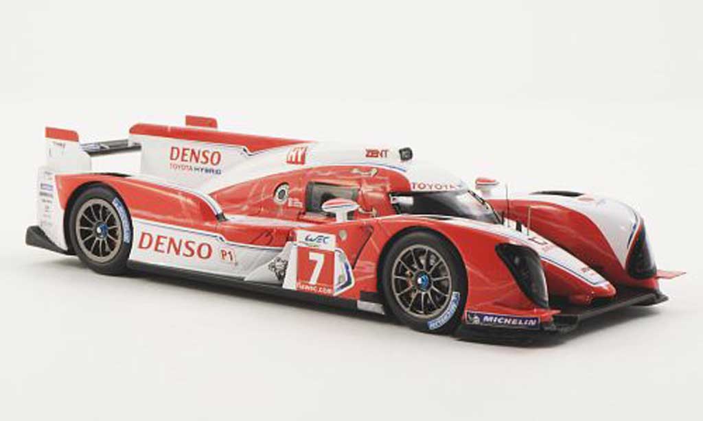 Diecast model cars Toyota TS030 1/43 Spark hybride No.8 Dense 24h