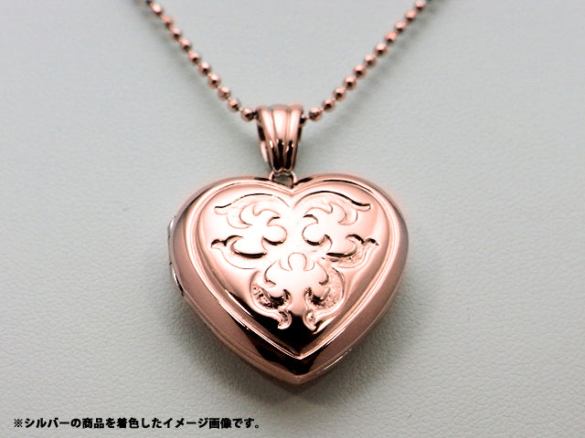 ロケットペンダント ペンダント トップ ハート型[大]18金イエロー