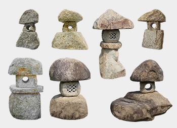 灯籠・庭物 | 取扱商品 | 庵治石墓石・製造直売・香川県高松市お墓専門