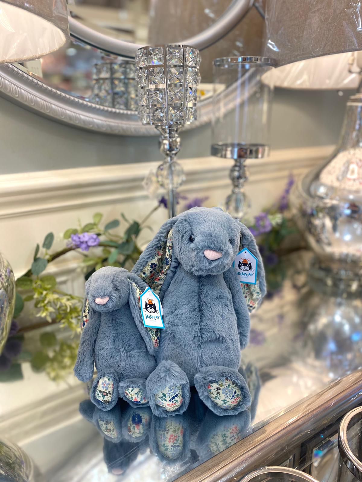 JellyCat Blossom Dusky Blue Bunny Medium - Allure Online Shop