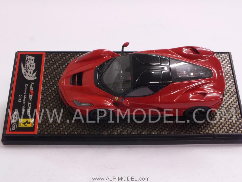 bbr Ferrari LaFerrari Special Edition (Red/Black Roof) (1/43 scale