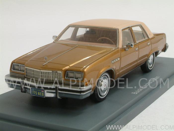 neo Buick Electra Sedan (Gold Metallic) (1/43 scale model)
