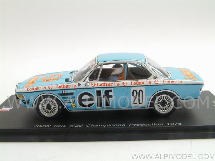 spark-model BMW CSL #20 Champion Production 1976 Jean-Pierre