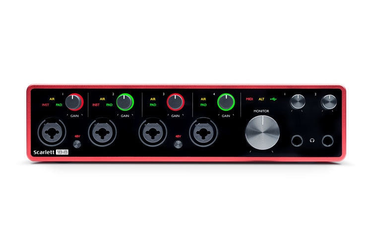 Focusrite Scarlett 8i6 3rd Gen 8-in, 6-out USB audio