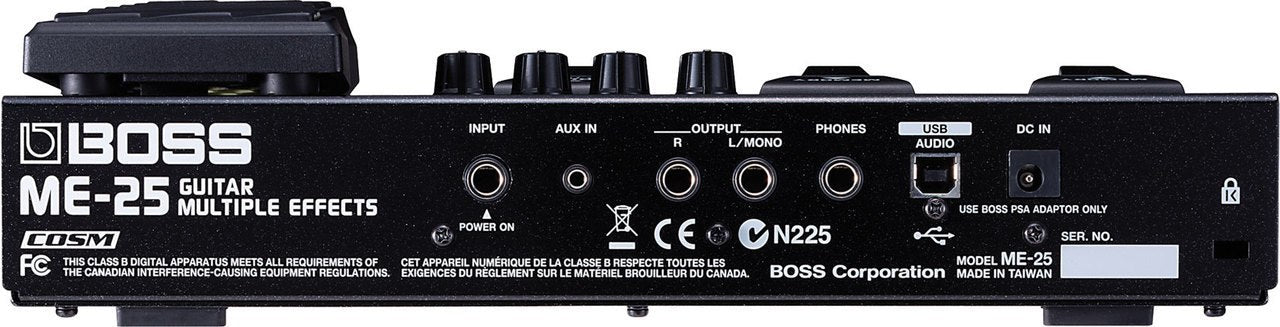 Boss ME25 Guitar Multiple Effects Processoralamomusiccenter
