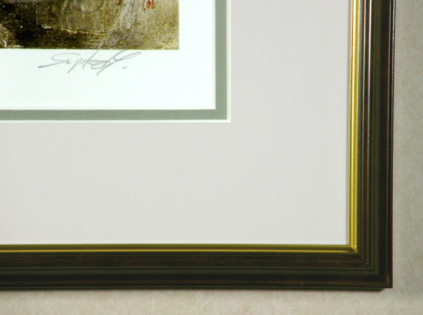 牧野鈴子「アリス」 自筆サイン、エディションナンバー入り限定版画