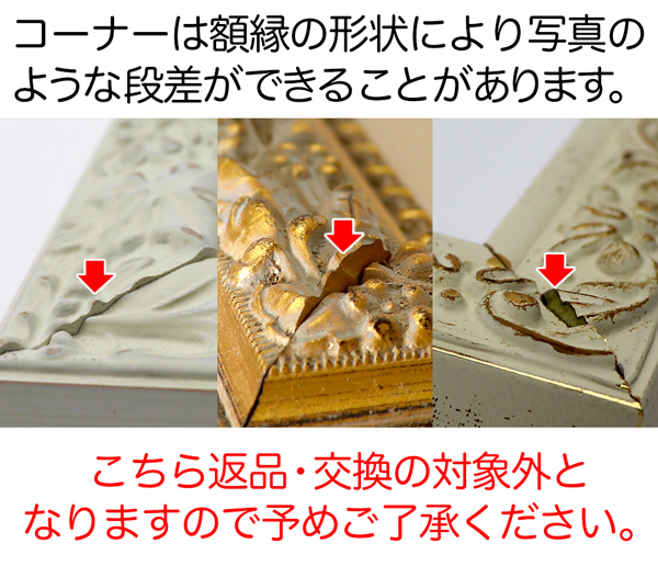 デッサン額縁：MRN-D3022-D ゴールド（UVカットアクリル）（既製品