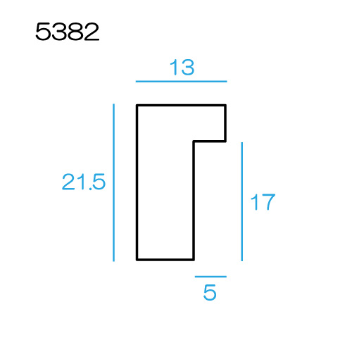 デッサン額縁：5382 黒（既製品サイズ） | マルニ額縁画材店