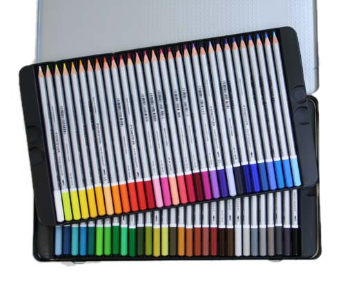 ステッドラーカラトアクエレル】 水彩色鉛筆60色セット | マルニ額縁画材店