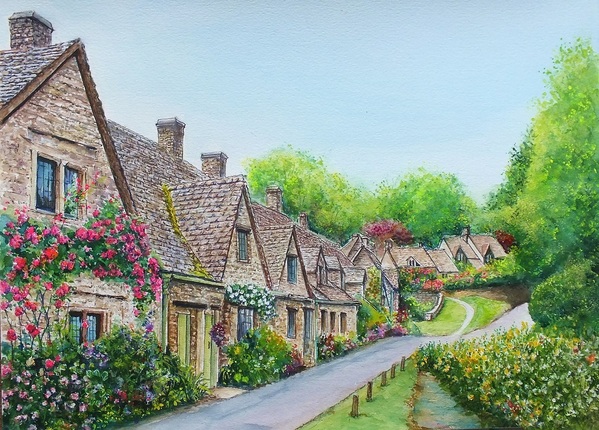 イギリス コッツオルズ」 by HIROKI｜Artmeter｜暮らしを彩るアートが