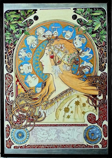 ミュシャ 黄道十二宮」 by HIROKI｜Artmeter｜暮らしを彩るアートが