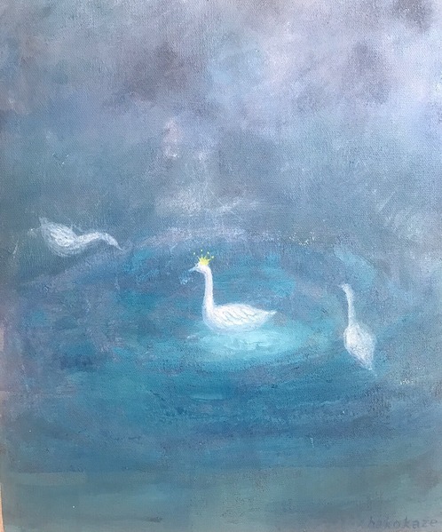 水面を揺らす」 by Kaji Yoco｜Artmeter｜暮らしを彩るアートが