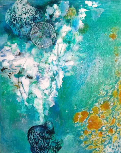 水面を揺らす」 by Kaji Yoco｜Artmeter｜暮らしを彩るアートが