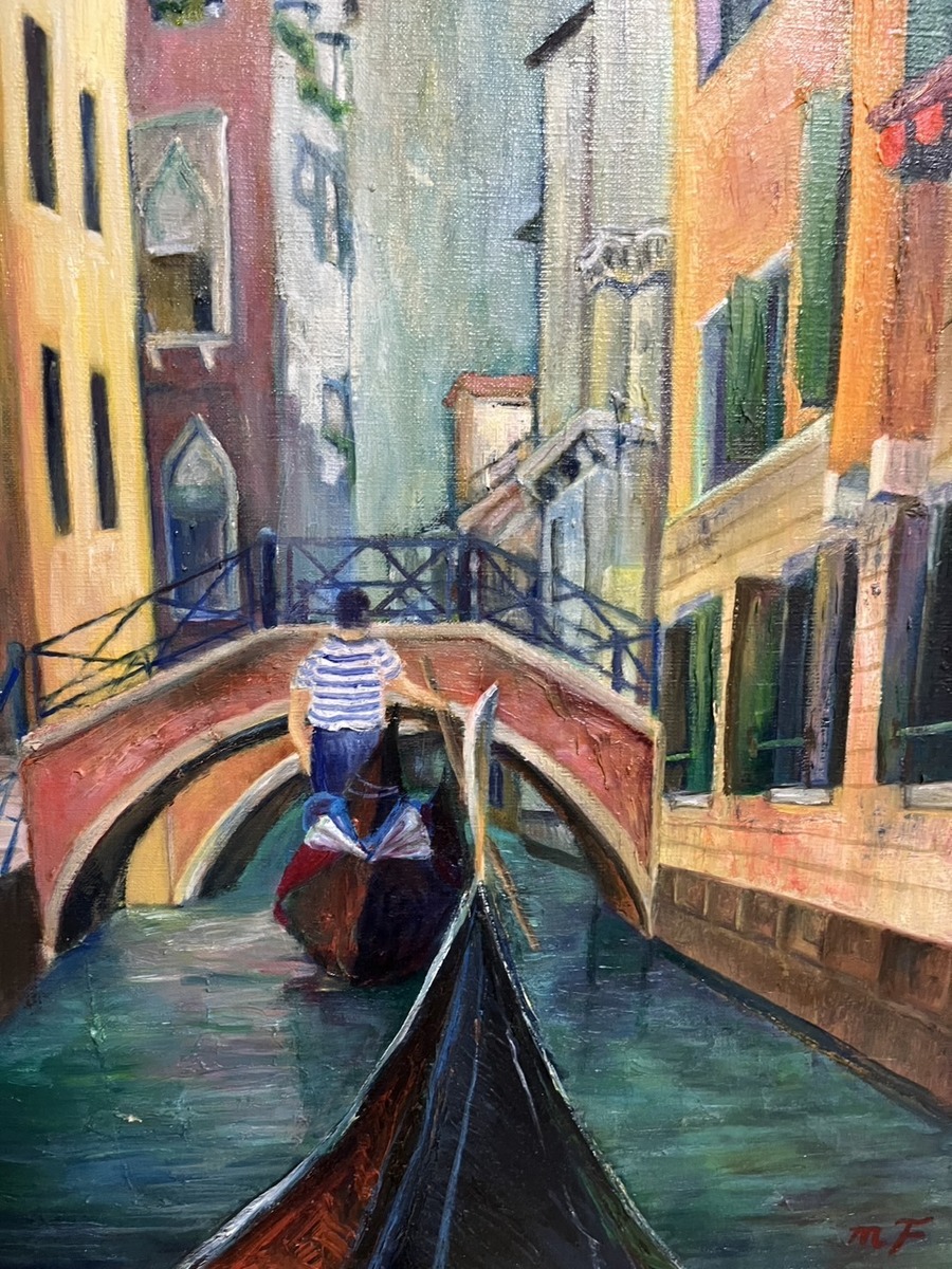 ヴェネチアの風景」 by ますみ｜Artmeter｜暮らしを彩るアートが