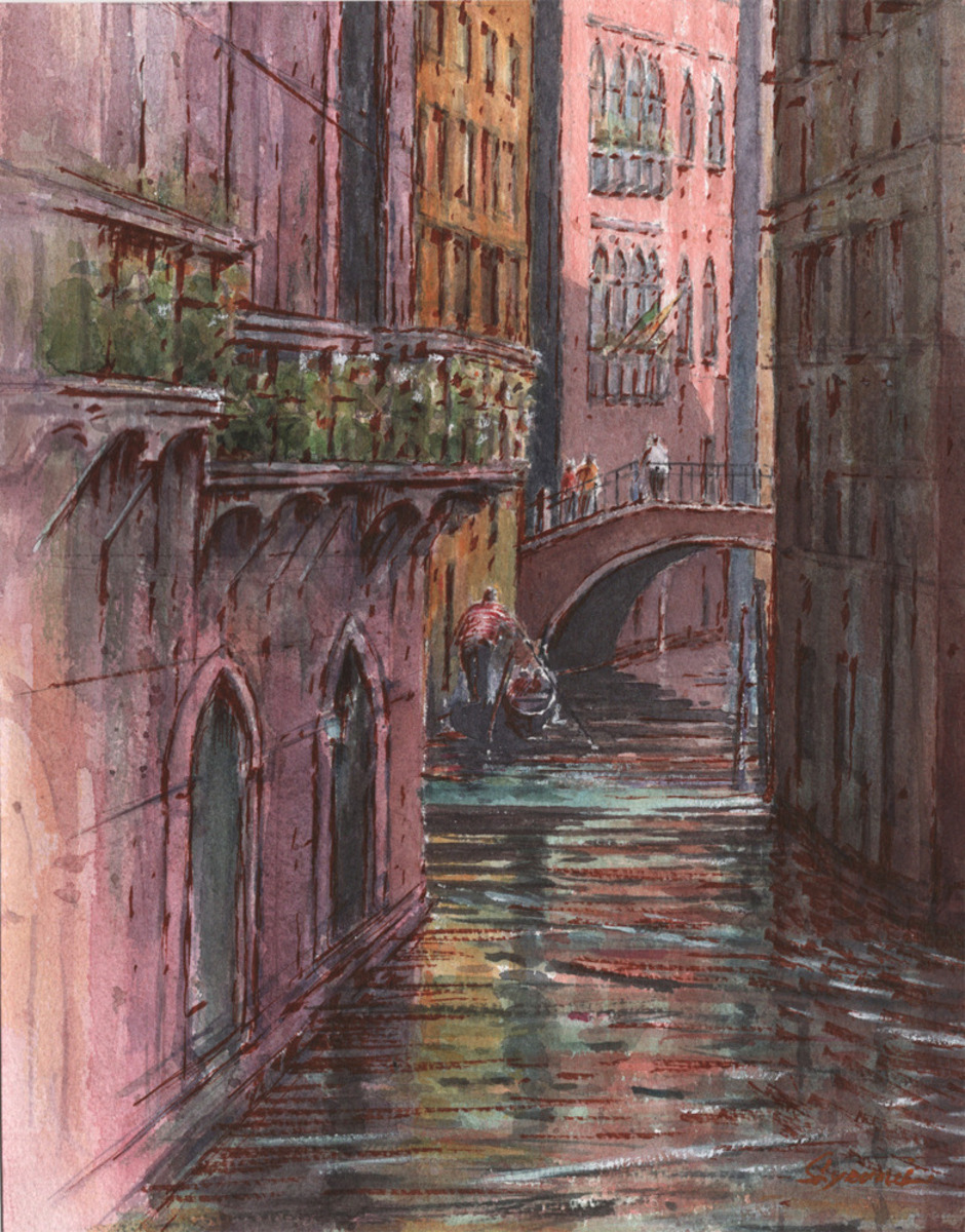 注文制作します・ 水彩画原画 鎌倉高校前踏切風景 #649」 by syoumei