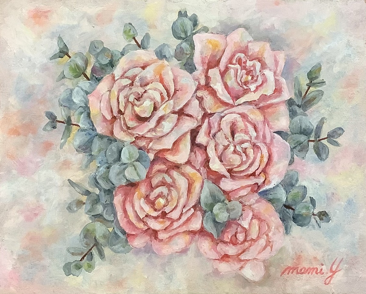 北国のバラの入った花束」 by Mami・y｜Artmeter｜暮らしを彩るアート