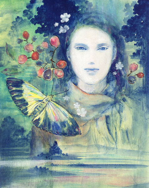 夏の蝶」 by shimooka｜Artmeter｜暮らしを彩るアートが、きっと見つかる