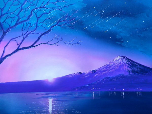 幻想富士」 by SHIBA｜Artmeter｜暮らしを彩るアートが、きっと見つかる