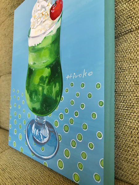 クリームソーダ」 by Hiroko*゜｜Artmeter｜暮らしを彩るアートが