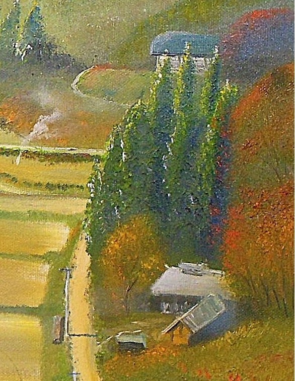 秋の黄昏の田園風景 F-10」 by 渡辺 正重｜Artmeter｜暮らしを彩る