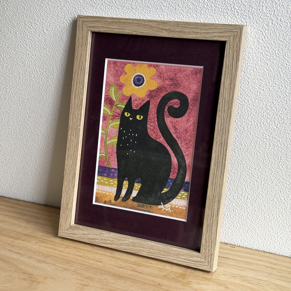 黒猫シリーズD」 by asa｜Artmeter｜暮らしを彩るアートが、きっと見つかる