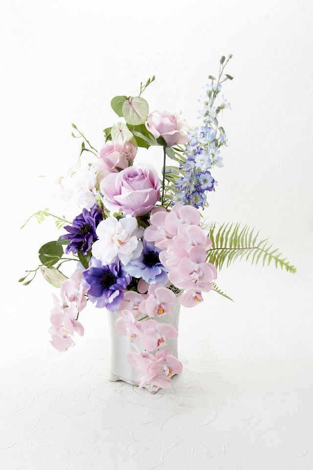 造花・アーティフィシャルフラワー・インテリアアレンジメント】バラや