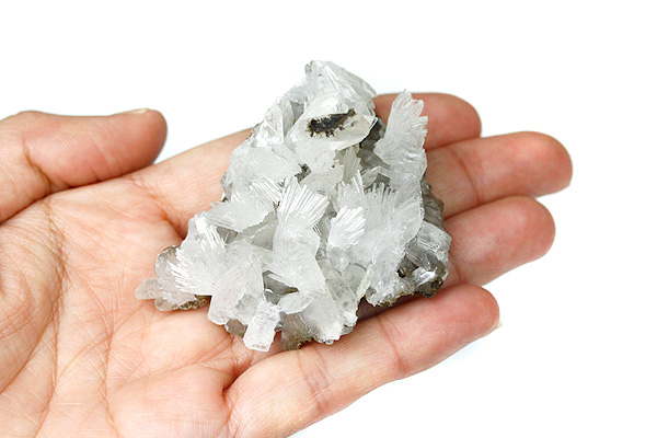 メキシコ産ヘミモルファイト原石-013水晶クラスター、天然石ビーズの