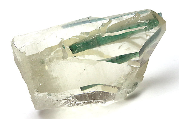 特選品】ブラジル産トルマリン共生ナチュラルシトリン原石-018（UI-74