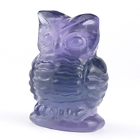 極上品！中国福建省産ブルーパープルフローライト原石-096水晶