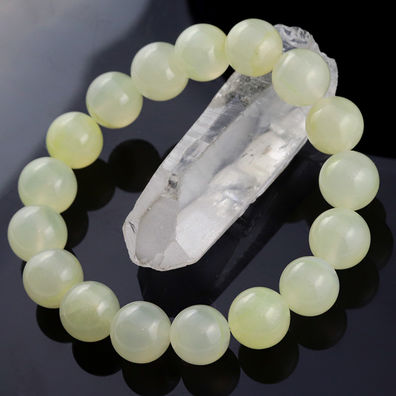 特選品】中国雲南省産イエロースミソナイトブレスレット（鑑別書付き