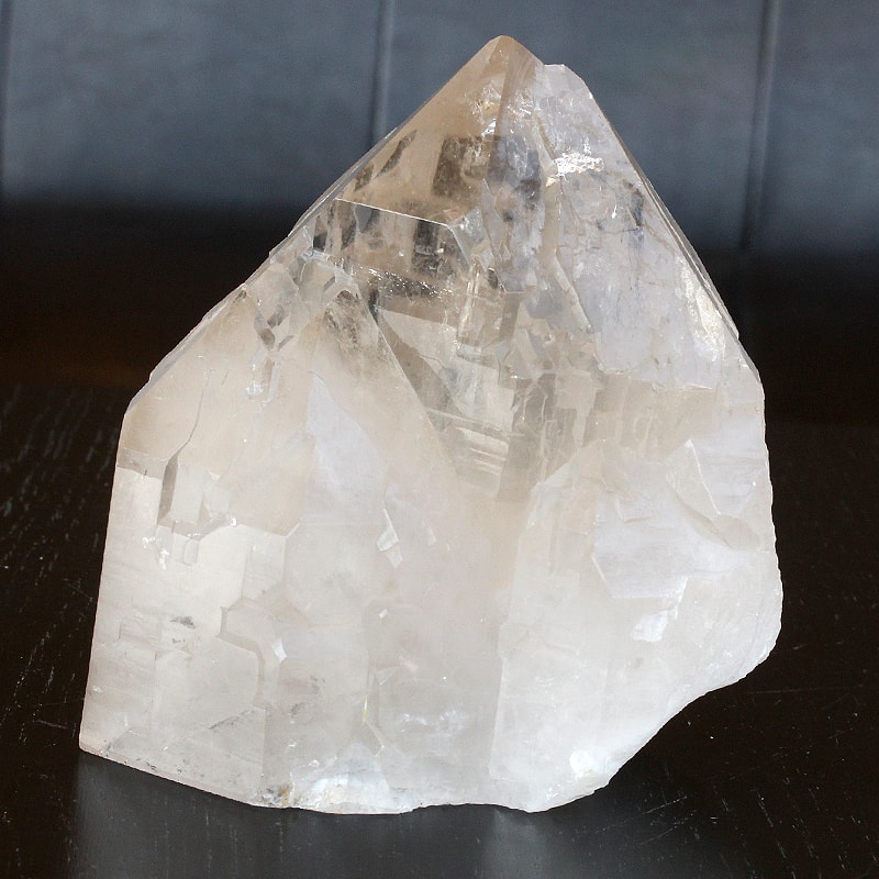 スモーキークォーツカテドラル原石-007水晶クラスター、天然石ビーズの