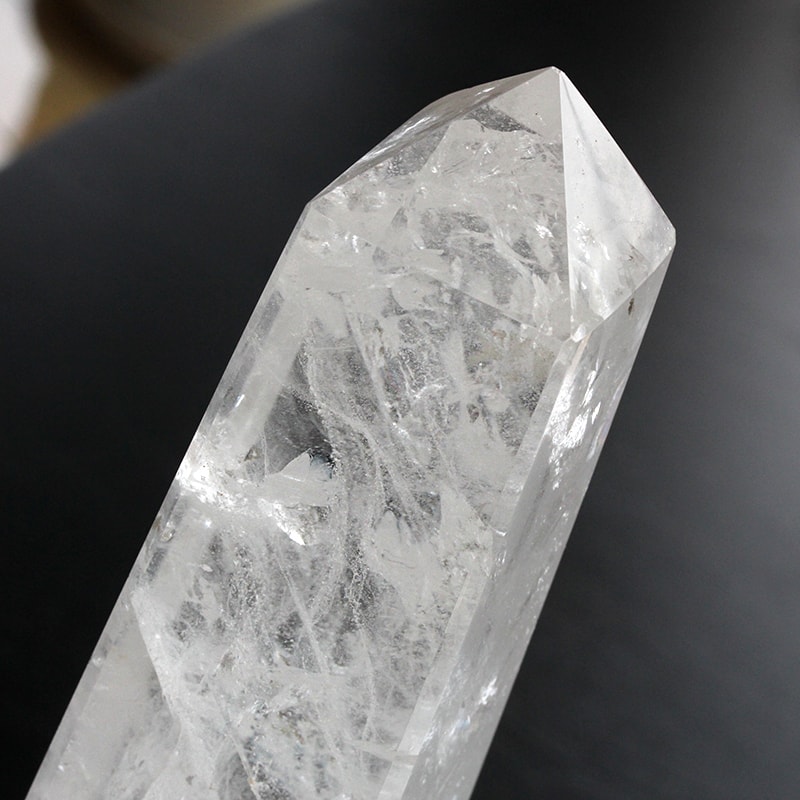 水晶オベリスク-002水晶クラスター、天然石ビーズのアートクリスタル