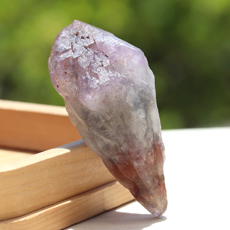 カナダ産オーラライト23原石-009水晶クラスター、天然石ビーズのアート