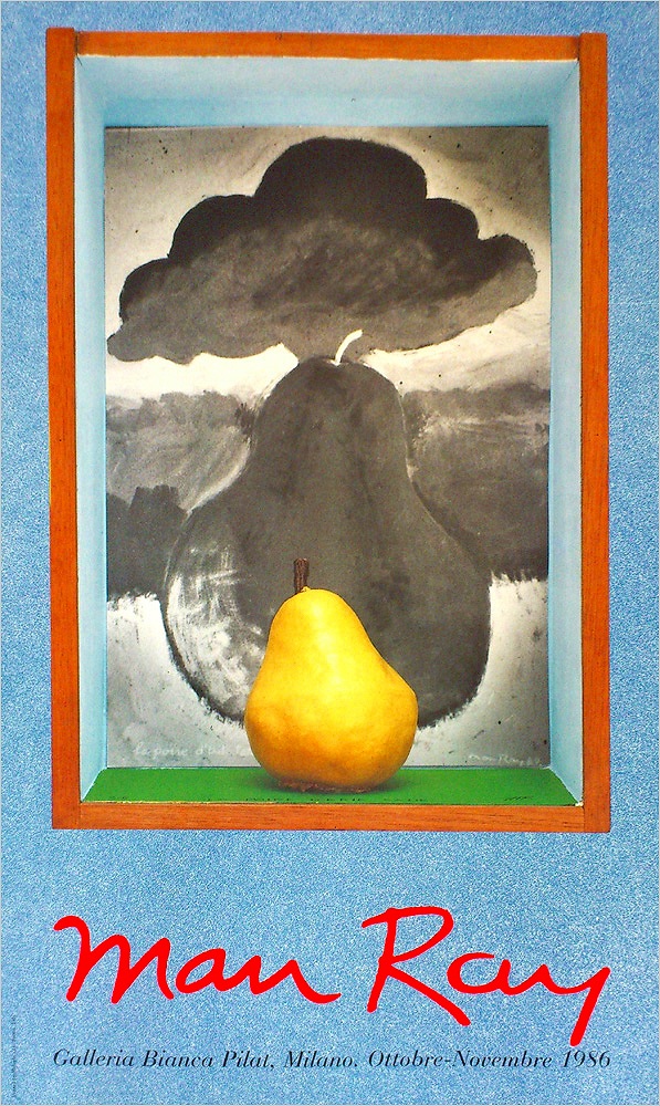 マン・レイ ポスター エリック・サティーの洋なし A1770|アート