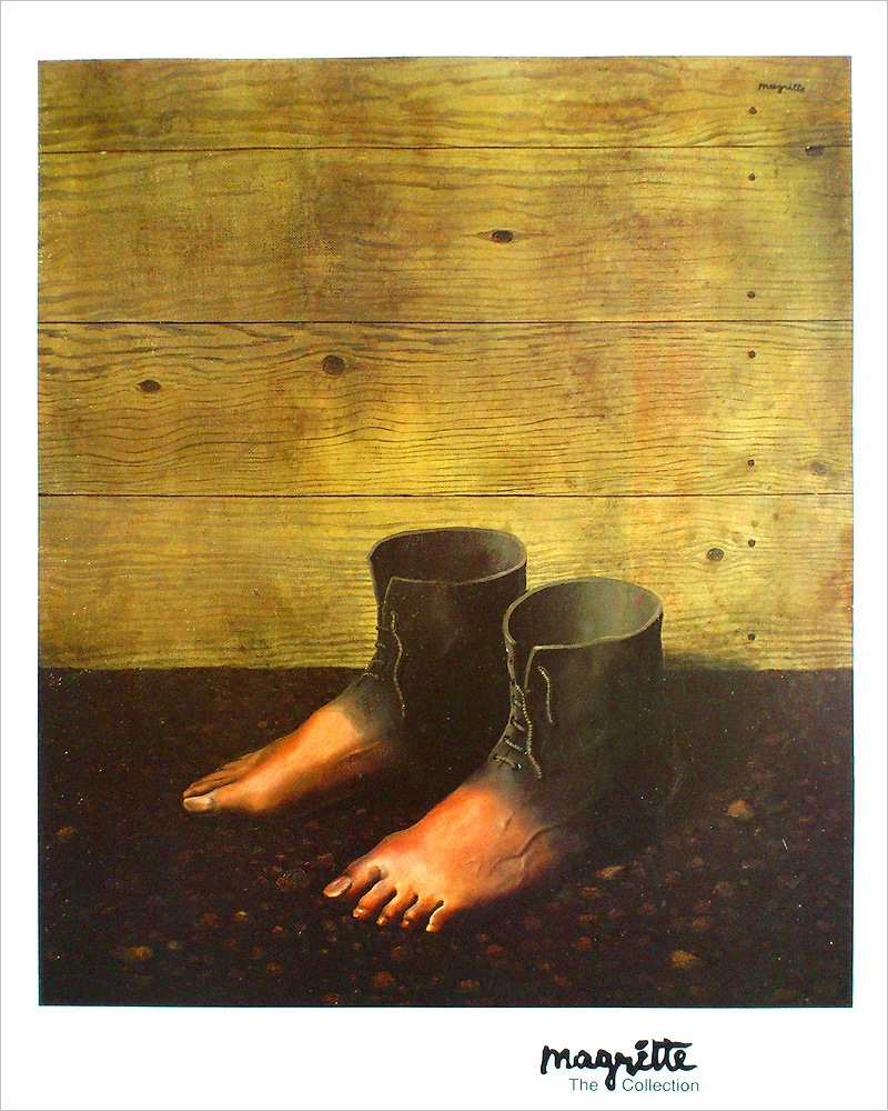 ルネ・マグリット ポスター 赤いモデル A2333|アート＆フレーム|絵と