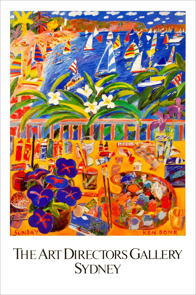 ケン・ドーン ポスター サンデー A2421|アート＆フレーム|絵と額縁の専門店